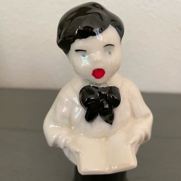 Antique porcelain choir set: 4 choirboys and 2 angels - Picture 7 of 10